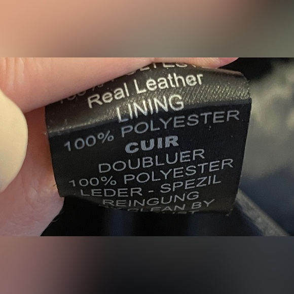 PATAGO Asymmetrical Long-Short Goth Black Leather Coat/Jacket - Picture 14 of 16